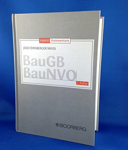 BauGB · BauNVO context 5.0 BauGB · BauNVO context 5.0
