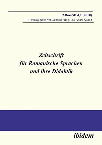 Zeitschrift für Romanische Sprachen und ihre Didaktik: Heft 4.1