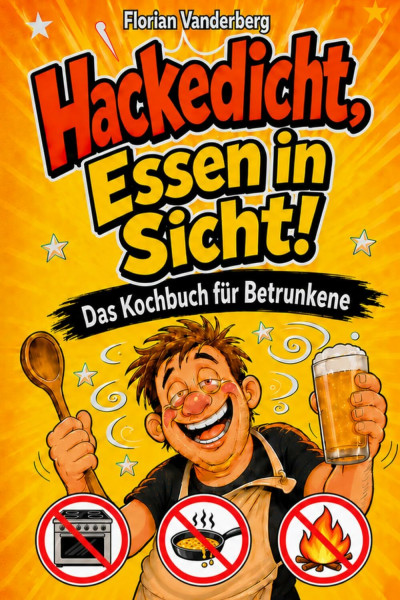 Hackedicht, Essen in Sicht! Das Kochbuch für Betrunkene: Ohne Herd, ohne heißes Öl, ohne Feuer. Dafür mit richtig leckerem Essen