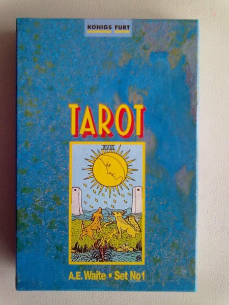 Waite-Set No. 1: Buch "Tarot für Einsteiger/innen" plus Tarot-Karten von A: E. Waite (Pocketausgabe), in Geschenkschachtel