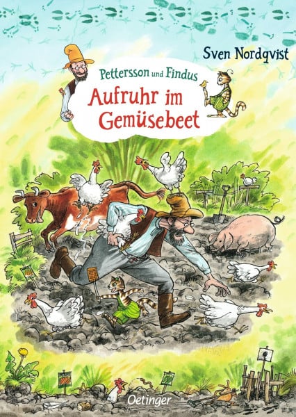 Pettersson und Findus. Aufruhr im Gemüsebeet: Schöner Bilderbuch-Klassiker für Kinder ab 4 Jahren