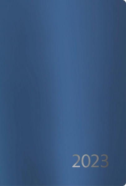 Agenda Metallic blau L 2023