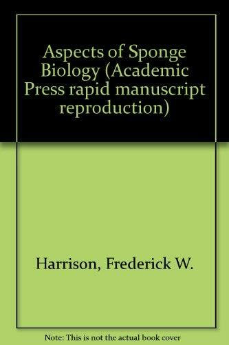 Aspects of Sponge Biology