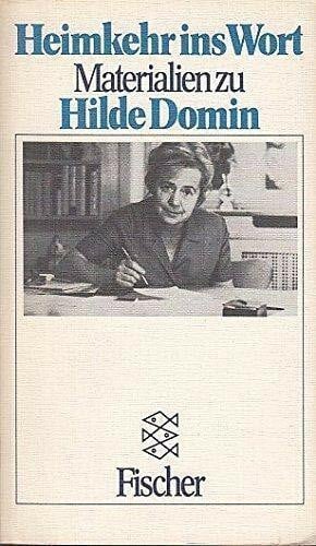 Heimkehr ins Wort: Materialien zu Hilde Domin