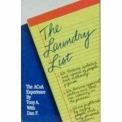The Laundry List: The Acoa: Adult Children of Alcoholic's Experience