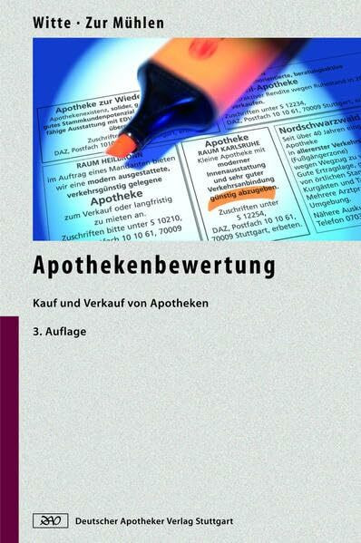 Apothekenbewertung: Kauf und Verkauf von Apotheken