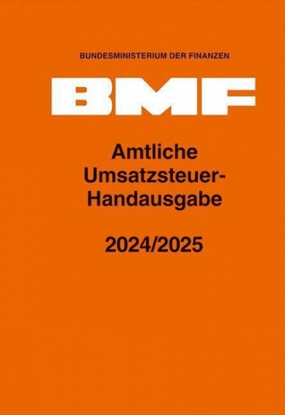Amtliche Umsatzsteuer-Handausgabe 2024/2025