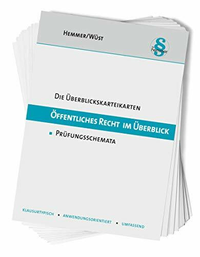 Öffentliches Recht im Überblick: Karteikarten (Karteikarten - Öffentliches Recht)