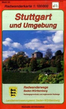 Radwanderkarten Baden-Württemberg, Bl.55, Stuttgart und Umgebung