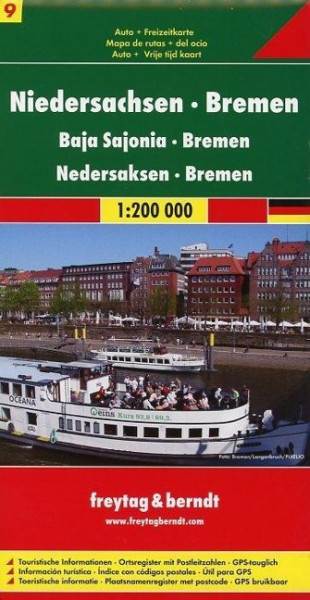 Deutschland 09 Niedersachsen, Bremen 1 : 200 000