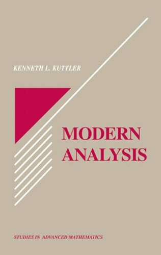 Modern Analysis (Studies in Advanced Mathematics, Band 26)