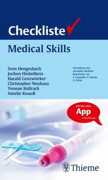Checkliste Medical Skills: Inklusive iOS-App (Checklisten Medizin)