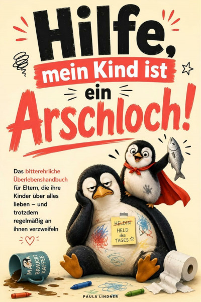 Hilfe, mein Kind ist ein Arschloch!: Das bitterehrliche Überlebenshandbuch für Eltern, die ihre Kinder über alles lieben – und trotzdem regelmäßig an ihnen verzweifeln
