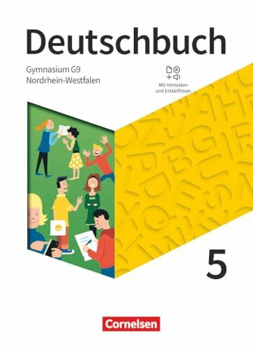 Deutschbuch Gymnasium - Nordrhein-Westfalen - Neue Ausgabe - 5. Schuljahr: Schulbuch - Mit Hörtexten und Erklärfilmen