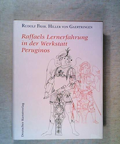 Raffaels Lernerfahrung in der Werkstatt von Perugino: Kartonverwendung und Motivübernahme im Wandel (Kunstwissenschaftliche Studien)