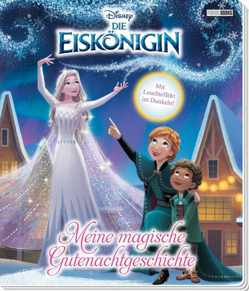 Disney Die Eiskönigin: Meine magische Gutenachtgeschichte: Pappbilderbuch mit Glow-in-the-Dark-Effekt auf jeder Seite