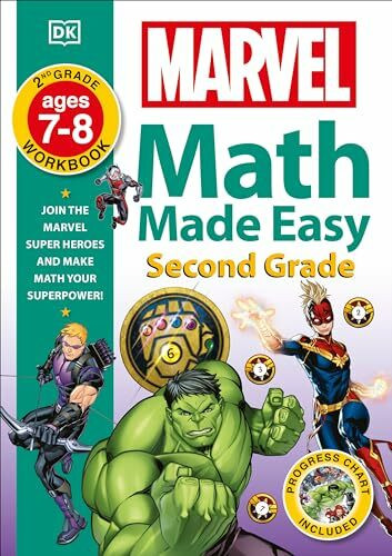 Marvel Math Made Easy, Second Grade: Join the Marvel Super Heroes and Make Math Your Superpower!