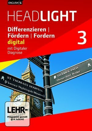English G Headlight - Allgemeine Ausgabe: Band 3: 7. Schuljahr - Differenzieren, Fördern, Fordern - digital: DVD-ROM. mit Digitaler Diagnose