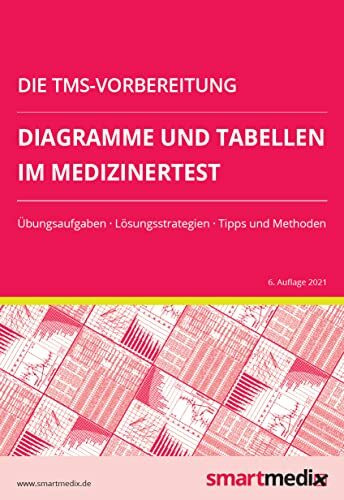 Die TMS-Vorbereitung 2023: Diagramme und Tabellen im Medizinertest mit Übungsaufgaben, Lösungsstrategien, Tipps und Methoden (Übungsbuch für den Test für Medizinische Studiengänge)