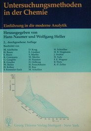 Untersuchungsmethoden in der Chemie. Einführung in die moderne Analytik