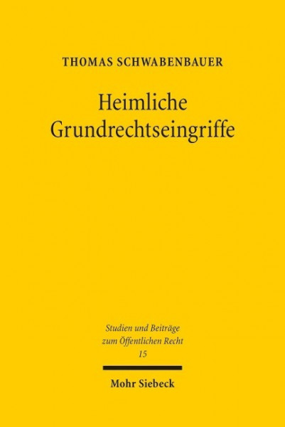 Heimliche Grundrechtseingriffe