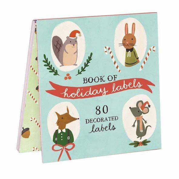 Holiday Forest Friends - Book of Labels