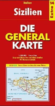 Generalkarte Sizilien 1 : 250 000