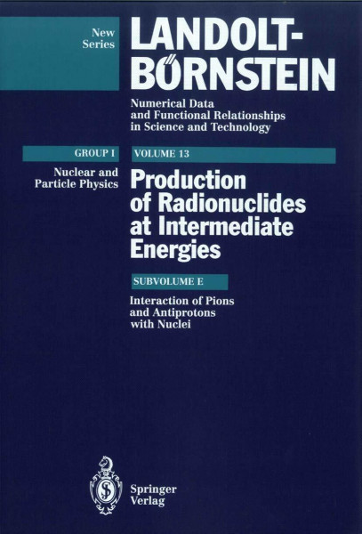 Interactions of Pions and Antiprotons with Nuclei (Elementary Particles, Nuclei and Atoms)