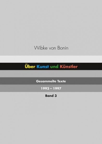 Über Kunst und Künstler Band 3