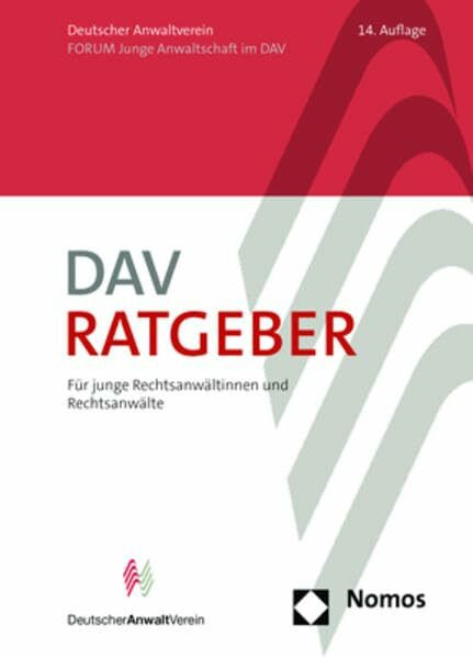 DAV-Ratgeber: Für junge Rechtsanwältinnen und Rechtsanwälte - unverbindliche Preisempfehlung