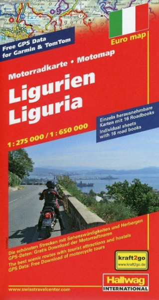 Motomap Ligurien 1 : 275 000 / 1 : 650 000