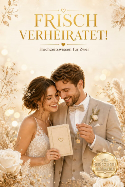 Frisch verheiratet! - Hochzeitswissen für zwei - Gold Edition: perfekt als Geschenk zur Hochzeit | Hochzeitsgeschenk frisch verheiratete Paare | ... und Verlobte | Geschenkidee zur Trauung