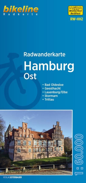 Radwanderkarte Hamburg Ost RW-HH2 1:60 000