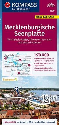 KOMPASS Fahrradkarte 3320 Mecklenburgische Seenplatte 1:70.000