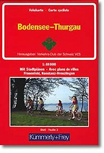 Bodensee - Thurgau 1 : 60 000. Velokarte