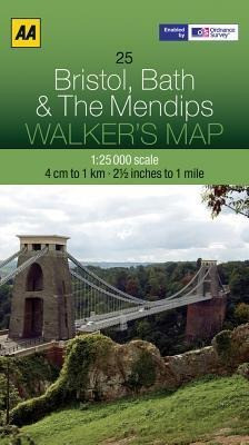 Walker's Map 25 Bristol, Bath 1 : 25 000