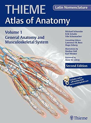 General Anatomy and Musculoskeletal System (Latin): Includes online self-testing tool! www.winkingskull.com (Thieme Atlas of Anatomy, Band 1)