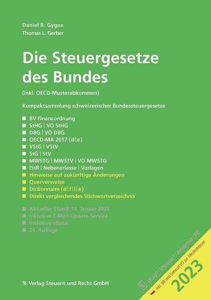 Die Steuergesetze des Bundes 2023: inkl. OECD-Musterabkommen