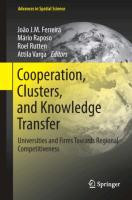 Cooperation, Clusters, and Knowledge Transfer