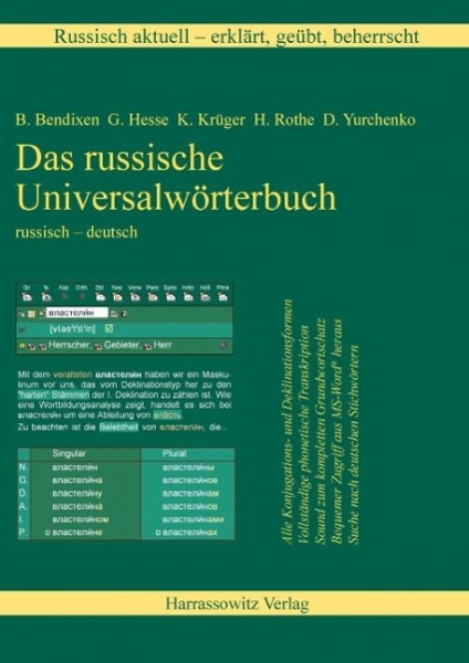 Russisch aktuell. Das russische Universalwörterbuch auf DVD (Version 9.0.0.2) incl. RAW (Russisches