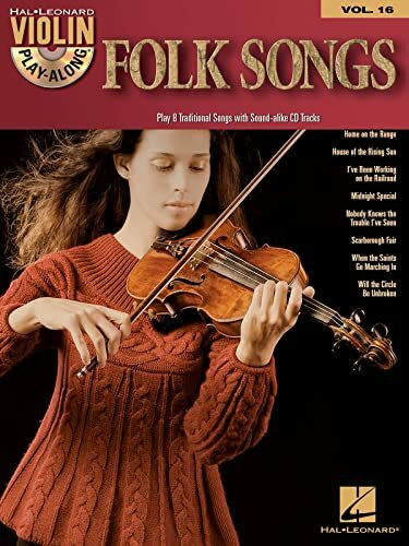Violin Play Along Volume 16 Folk Songs Vln BK/CD (Violin Play-along, 16, Band 16)