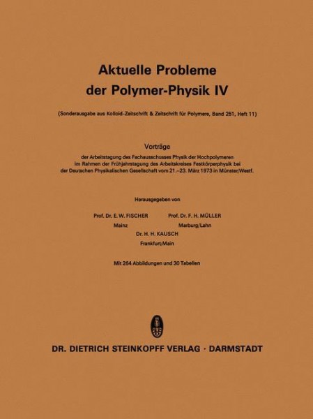 Aktuelle Probleme der Polymer-Physik
