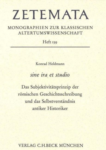 sine ira et studio