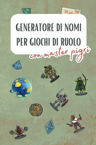 Generatore di Nomi per Giochi di Ruolo con Master Pigri