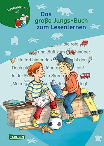 LESEMAUS zum Lesenlernen Sammelbände: Das große Jungs-Buch zum Lesenlernen: Einfache Geschichten zum Selberlesen – Lesen lernen, üben und vertiefen