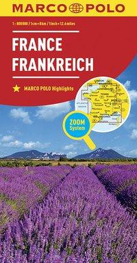 MARCO POLO Länderkarte Frankreich 1:800 000