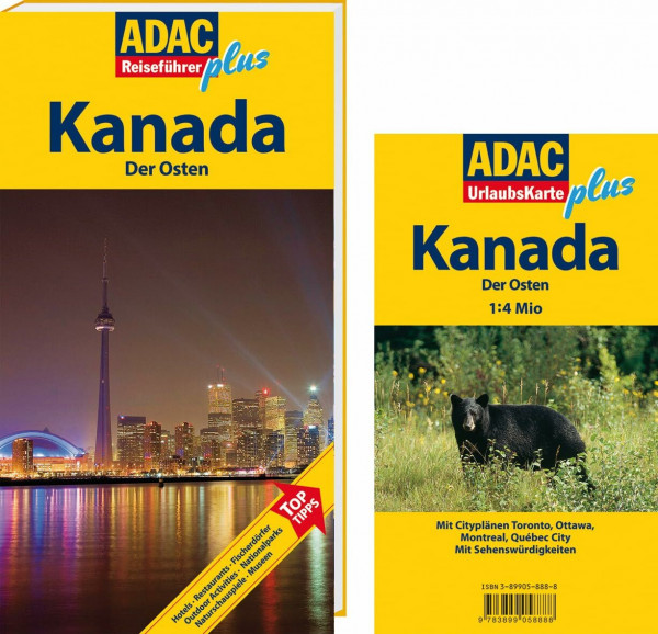 ADAC Reiseführer plus Kanada: Der Osten: Mit extra Karte zum Herausnehmen