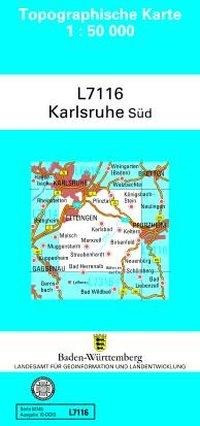 Karlsruhe Süd 1 : 50 000