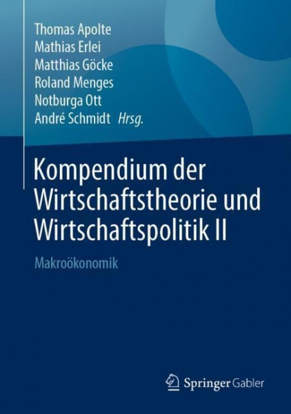 Kompendium der Wirtschaftstheorie und Wirtschaftspolitik II