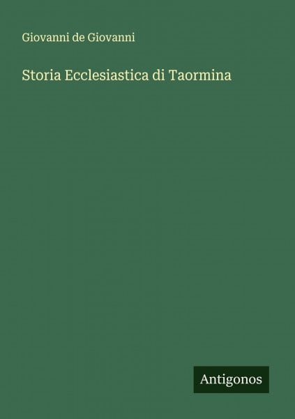 Storia Ecclesiastica di Taormina